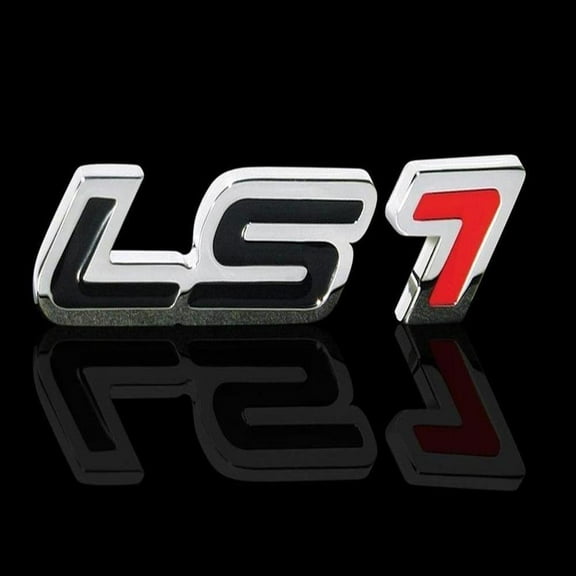 Corvette LS7 Billet Chrome Badge : 2005-2013 C6 & Z06 .5" Tall