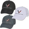 thumbnail image 1 of Corvette Perforated Performance Baseball Hat - Black/White/Grey, 1 of 1