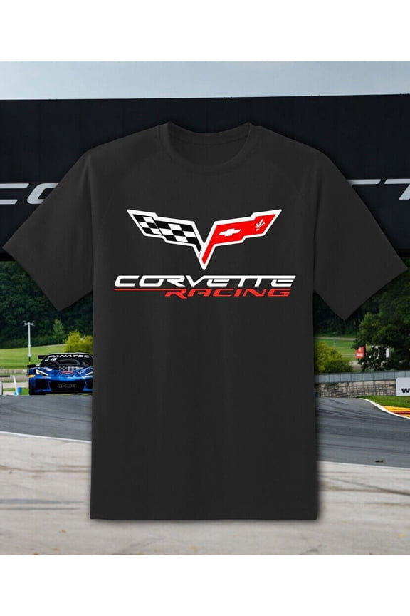 Corvette Racing Automotive Shirt - Adult & Youth sizes up to 6XL Fast Ship!!