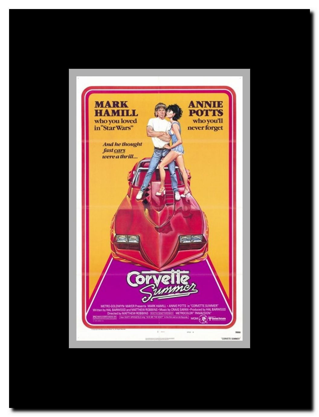 Corvette Summer Framed Movie Poster
