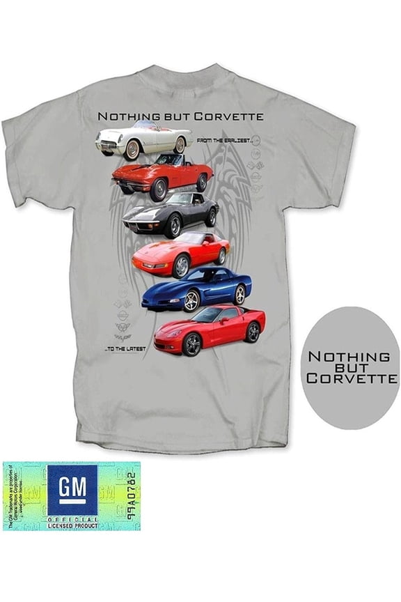 Corvette T-Shirt - Nothing But Corvette : Gray XX-Large