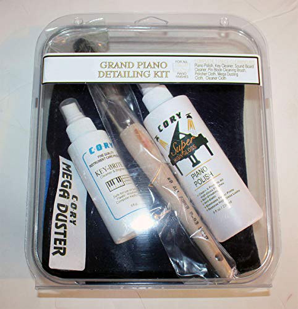 Cory Piano Cleaning Kit For Satin Finish Pianos – Complete Care Set With Microfiber Cloths