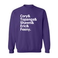 thumbnail image 1 of Cory&Topanga&Shawn&Eric&Feeny Crewneck Sweatshirt, 1 of 3