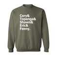thumbnail image 1 of Cory&Topanga&Shawn&Eric&Feeny Crewneck Sweatshirt, 1 of 3