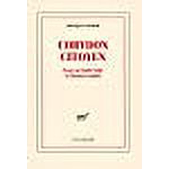 Corydon citoyen : Essai sur André Gide et l'homosexualité