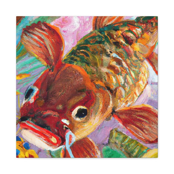 Corydoras Catfish Dreaming - Canvas