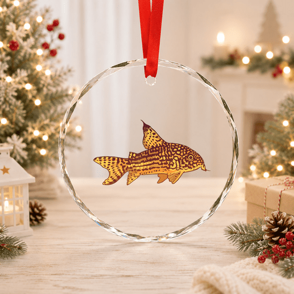 Corydoras Cory Cat Fish Owner Aquarium Fish Keeper Glass Ornament