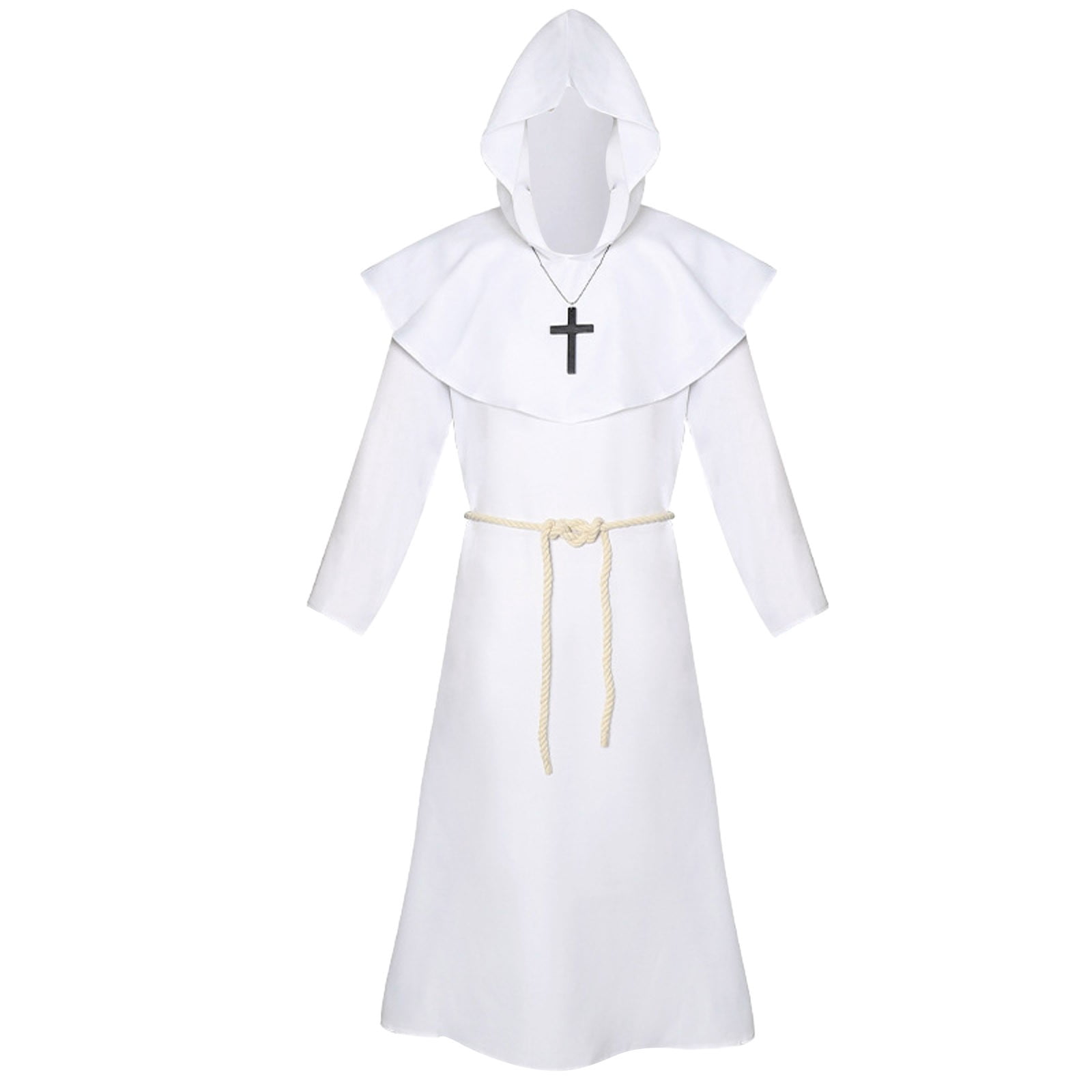 Cos Monk Robe Monk Priest Cos Role Playing - Walmart.com