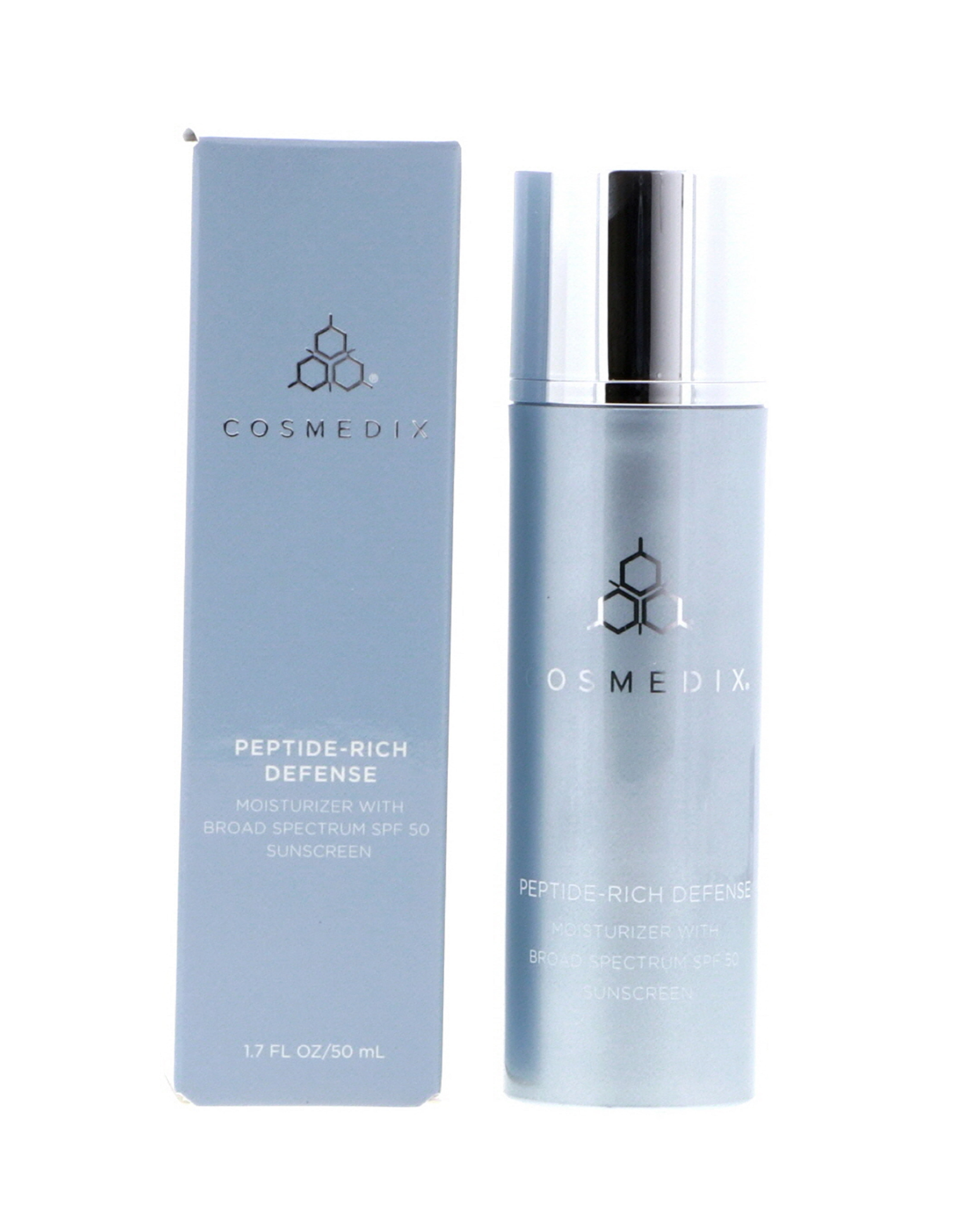 CosMedix Peptide-Rich Defense Moisturizer w/ SPF50 Sunscreen, 1.7 oz ...