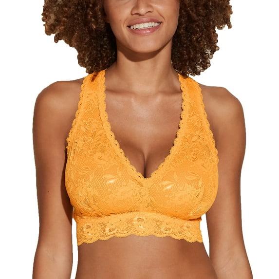 Cosabella NSN CURVY Racie Racerback Bralette (NEVER1355),XS,Taaja Mango