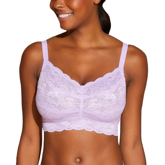 Cosabella Never Say Never CURVY Sweetie Bralette (NEVER1310),XS,Icy Violet