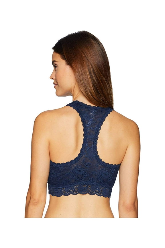 Never Say Never Curvy Racie Racerback Bralette NEVER1355 Navy Blue