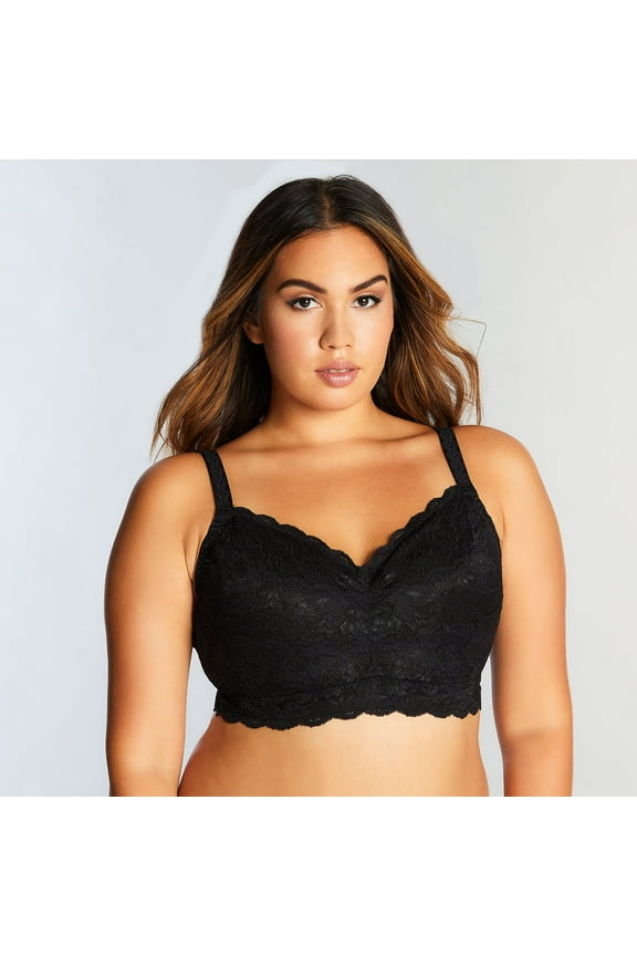Never Say Never Curvy Sweetie Soft Bra, Size Large