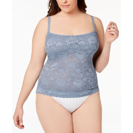 Cosabella Never Say Never Plus Size Lace Camisole NEVER1811P Petra Gray Size 2X
