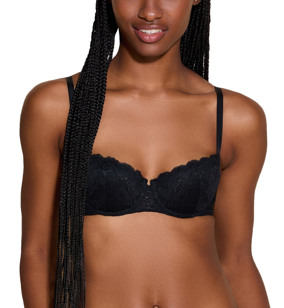 Cosabella Never Say Never Pushie Push Up Bra (NEVER1137),30A,Black 