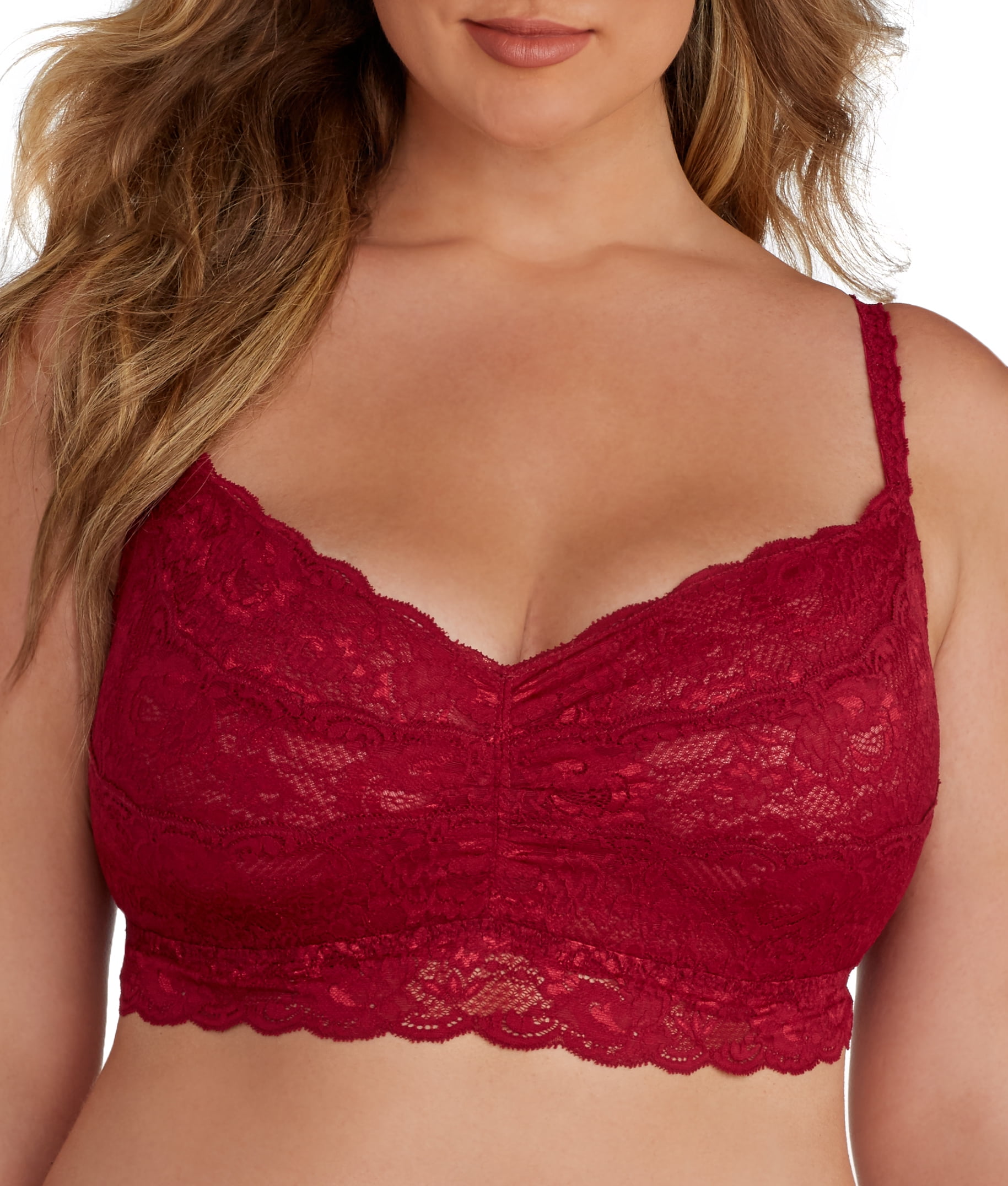 Cosabella Never Say Never Sweetie Plus Soft Bra (NEVER1301P),3X,Mystic Red  