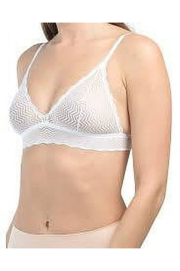 Sweet Treats Geo Triangle Bralette Size Small in White