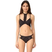 Cosabella Women's Bisou Agnes Lace Bralet, Black, Small