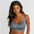 thumbnail image 1 of Cosabella Women's Never Say Never Curvy Sweetie Bralette in Gray, 1 of 4