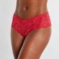 thumbnail image 1 of Cosabella Women's Never Say Never Hottie Low Rise Hotpants in Red, 1 of 4