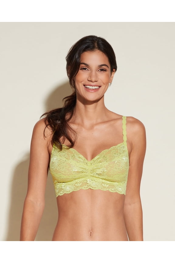 Women's Never Say Never Sweetie Bralette- Chakra Green - (Large : 36A, 36B, 36C)