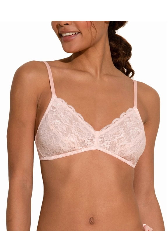 womens Never Say Never Silk-Trim Bralette, s
