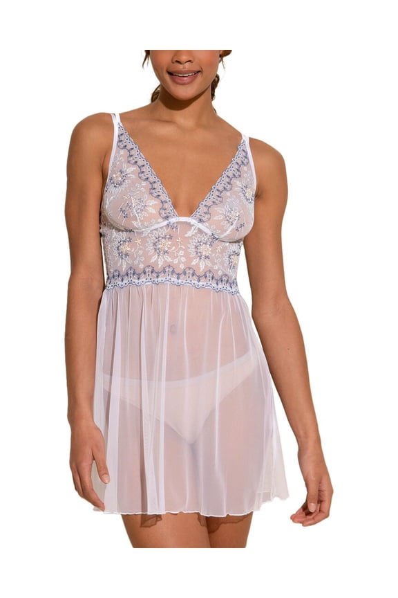 womens Usha Chemise, m, White