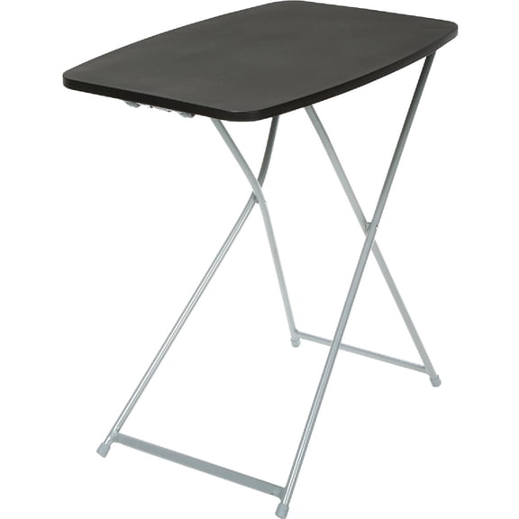 Cosco Personal Folding Activity Table - Adjustable Height, Metal Frame - 26" Rectangle, Black  Residential Use, Standard Application