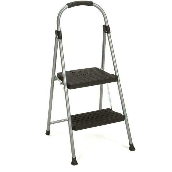 Cosco 2-Step Steel and Resin Step Stool with Large Step