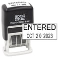 thumbnail image 1 of Cosco 2000 PLUS Self-Inking Rubber Date Office Stamp with ENTERED Phrase & Date - BLACK Ink (Micro-Dater 160), 12-Year Band, 1 of 3