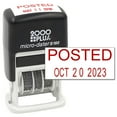 thumbnail image 1 of Cosco 2000 PLUS Self-Inking Rubber Date Office Stamp with POSTED Phrase & Date - RED Ink (Micro-Dater 160), 12-Year Band, 1 of 3