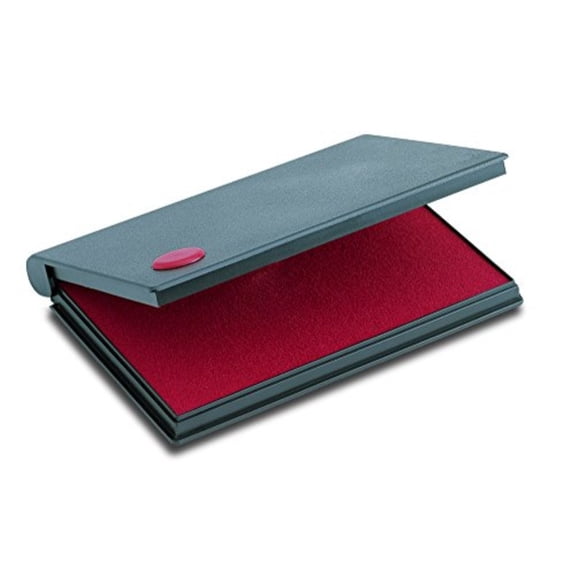2000 plus stamp pad, felt, size no.2, 6-1/4" x 3-1/2", red ink (090411)