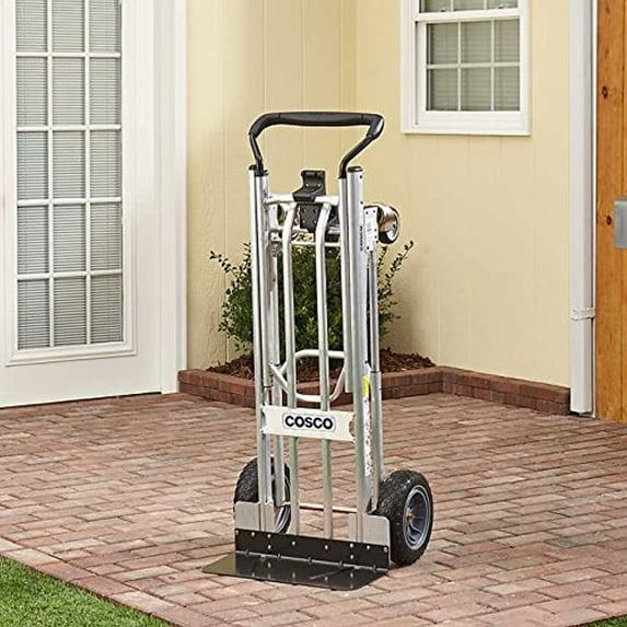 Cosco 3-in-1 Aluminum 1000 lbs 1000 lb Capacity Aluminum Hand Truck 40 in x 23 in x 50 in Hand Truck