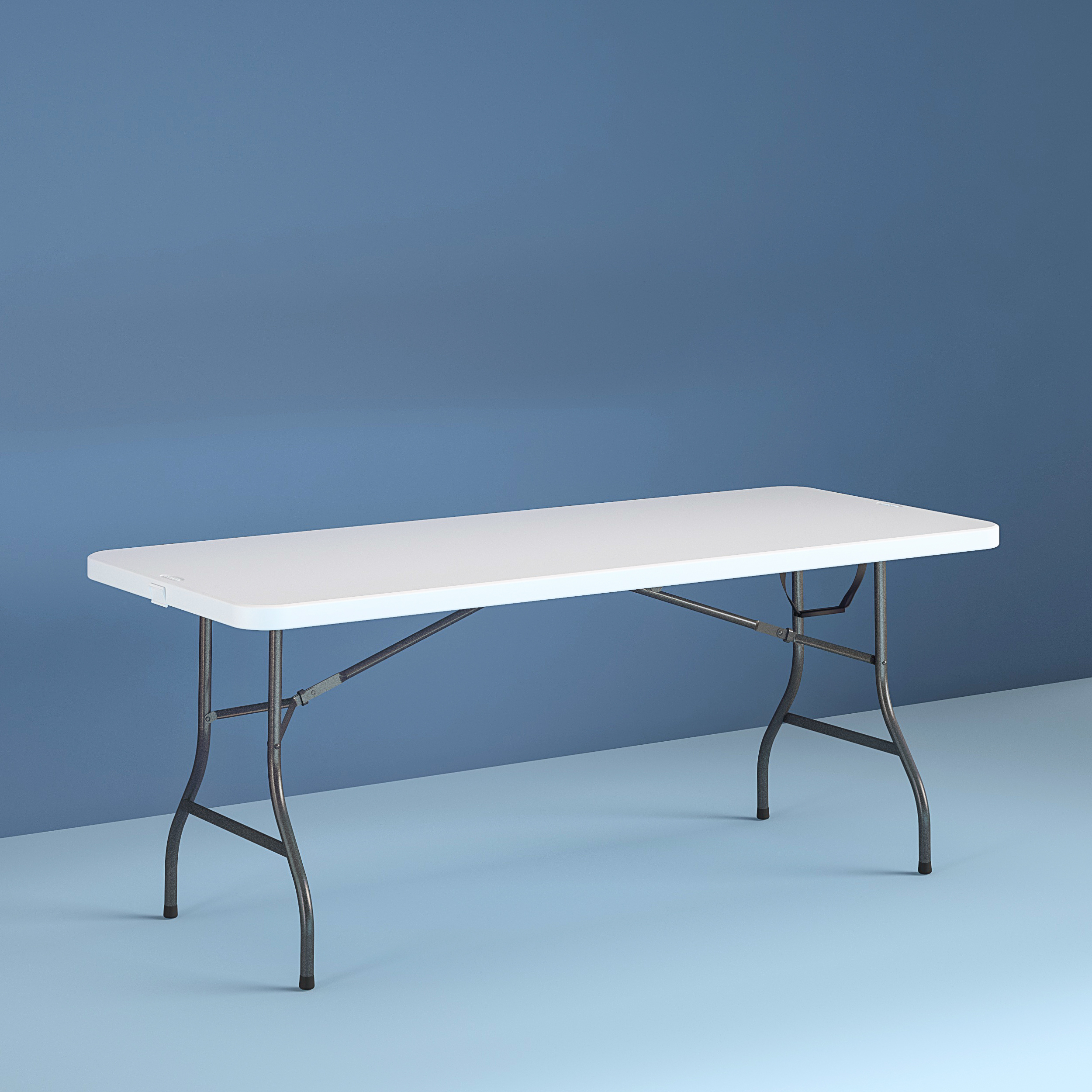 Cosco 8 Foot Centerfold Folding Table, White - image 1 of 14