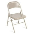 thumbnail image 1 of Cosco Antique Sand Metal Folding Chair 1 pk, 1 of 2