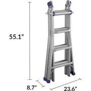 Cosco Articulating Multi-Position Ladder, 18ft., Model# 20918T1ASN