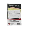 Cosco Artistic 3-Part Carbonless Invoices 5.4" x 8.5" 50 Sets/Book ...