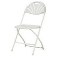thumbnail image 1 of ZOWN Premium Commercial Plastic Stacking Folding Chair in  White (8-Pack), 1 of 14