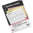 Cosco® Invoice Form Book with Slip, Artistic, 8 1/2 x 11, 3-Part