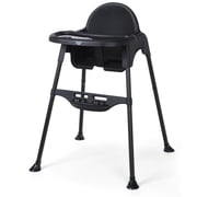 Cosco Kids Canteen Toddler and Baby High Chair, Mono Black