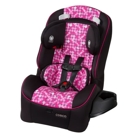 Cosco Kids Easy Elite 3-in-1 Convertible Car Seat, Disco Ball Berry