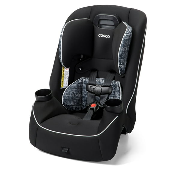 Cosco Kids Easy Elite Slim All-in-One Convertible Car Seat, Black India Ink, Infant & Toddler, Unisex