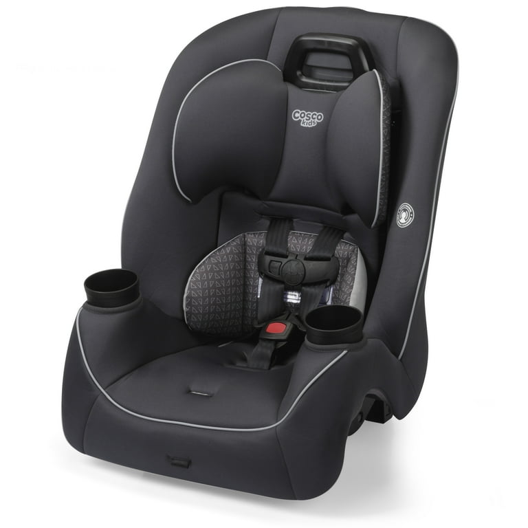 Cosco Kids Easy Elite Slim All-in-One Convertible Car Seat, Grey Glyphs ...