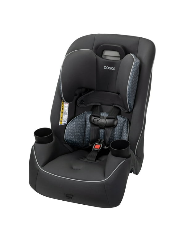 Cosco Kids Easy Elite Slim All-in-One Convertible Car Seat, Grey Glyphs