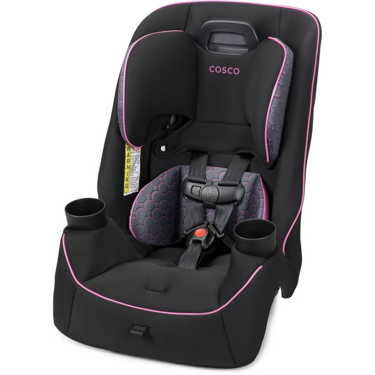 Cosco Kids Easy Elite Slim All-in-One Convertible Car Seat, Pink