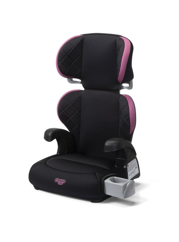 Cosco Kids Pronto! Trend Belt-Positioning Booster Car Seat, Violet Diamonds
