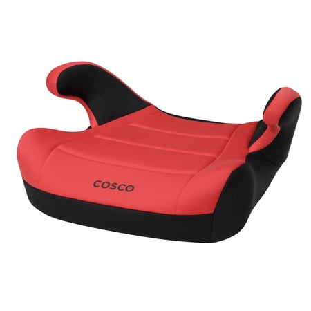 Cosco Kids Rise LX Booster Car Seat, Racecar Red
