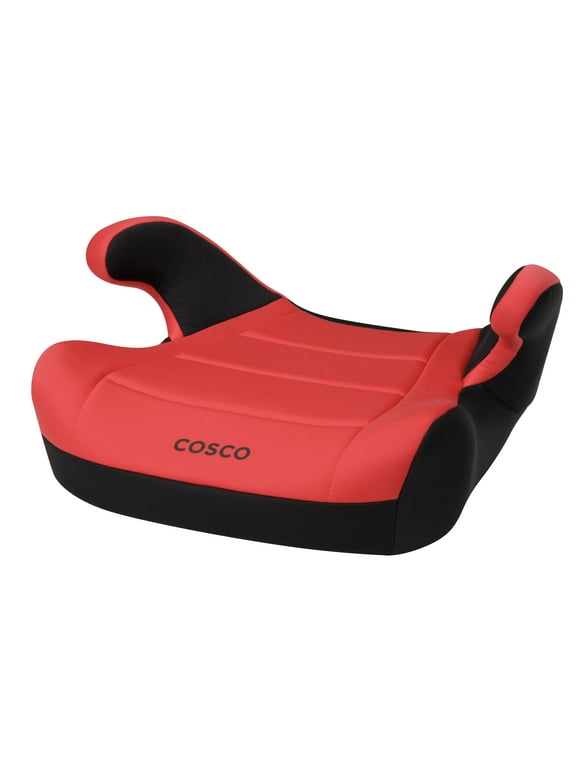 Cosco Kids Rise LX Booster Car Seat, Racecar Red