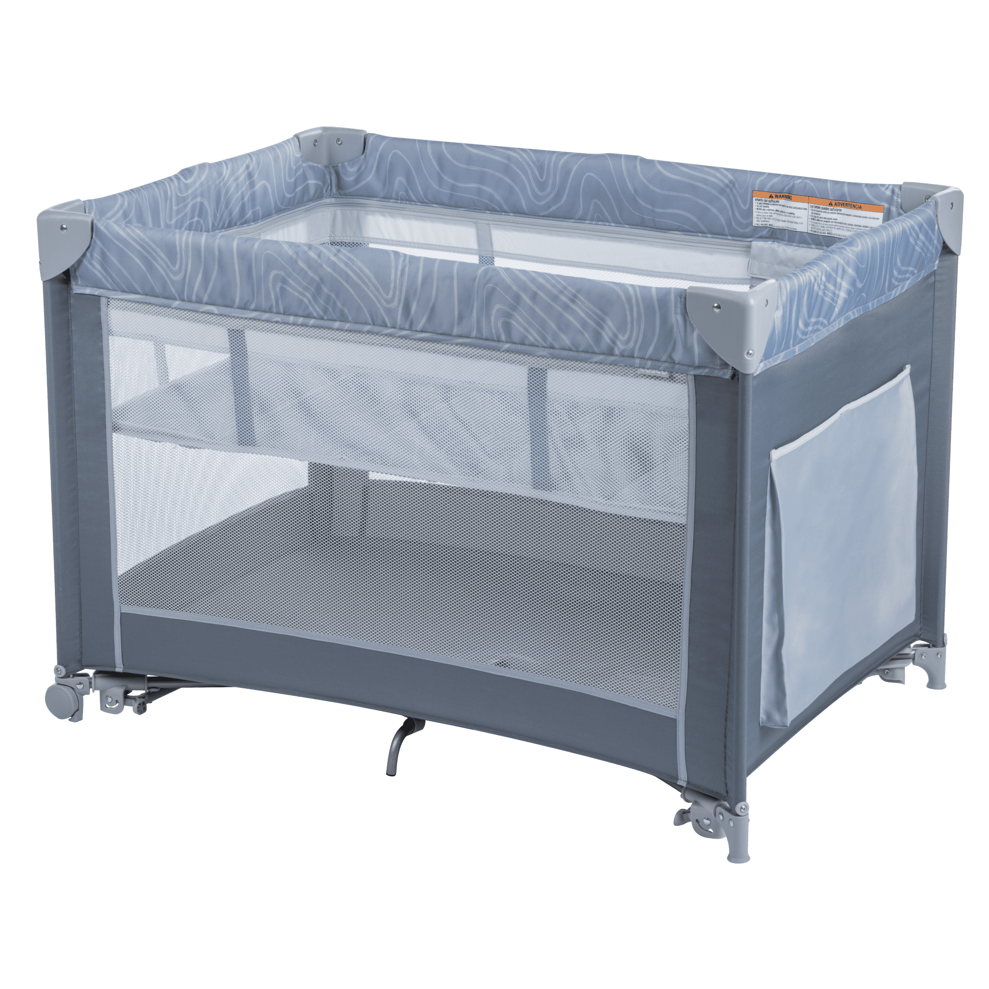 Cosco Kids Rocking Bassinet with Play Yard, Organic Waves - Walmart.com