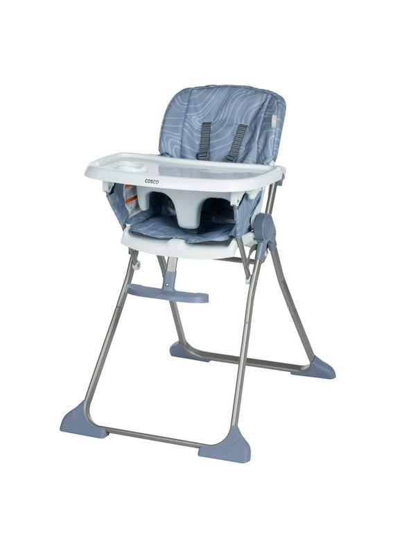 Cosco Kids Simple Fold Adjustable High Chair, Organic Waves